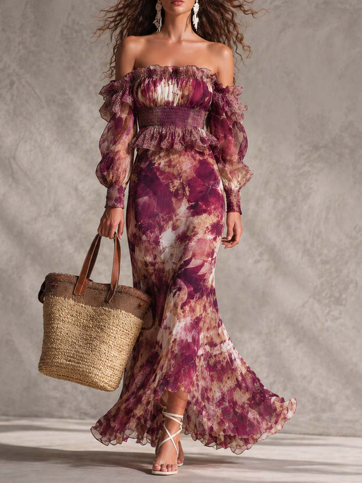 BOZENA | Sukienka maxi
