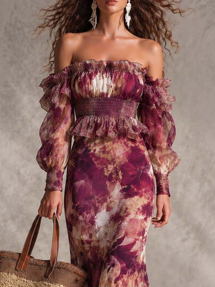 BOZENA | Sukienka maxi