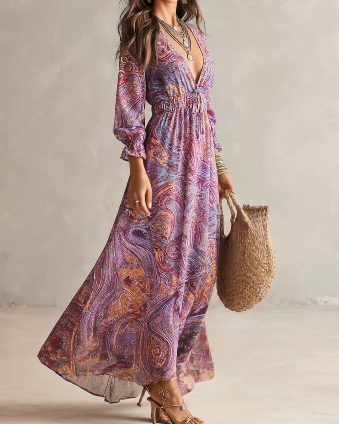 HANNA | Sukienka maxi
