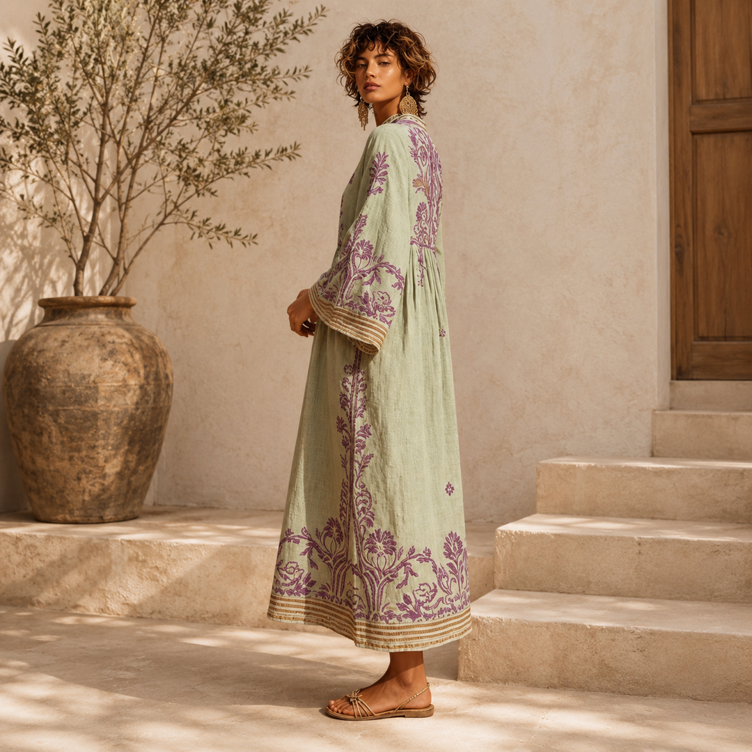 CELESTINA | Haftowana sukienka boho