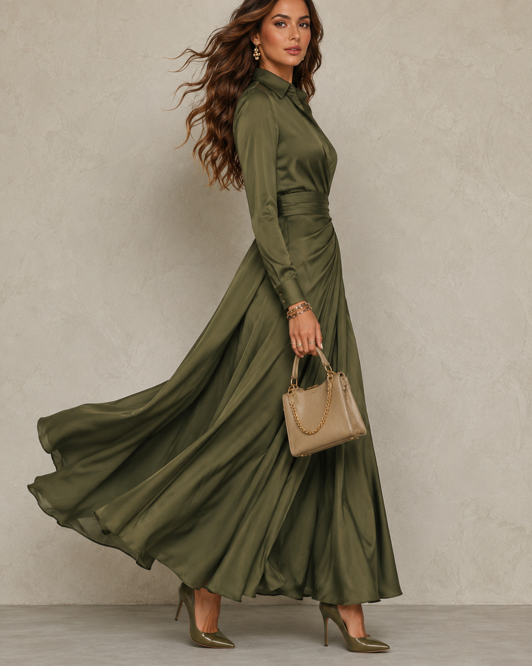 LEONTYNA | Sukienka maxi