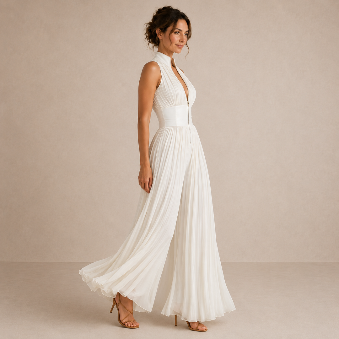 VIVIENNE | Plisowany chiffon
