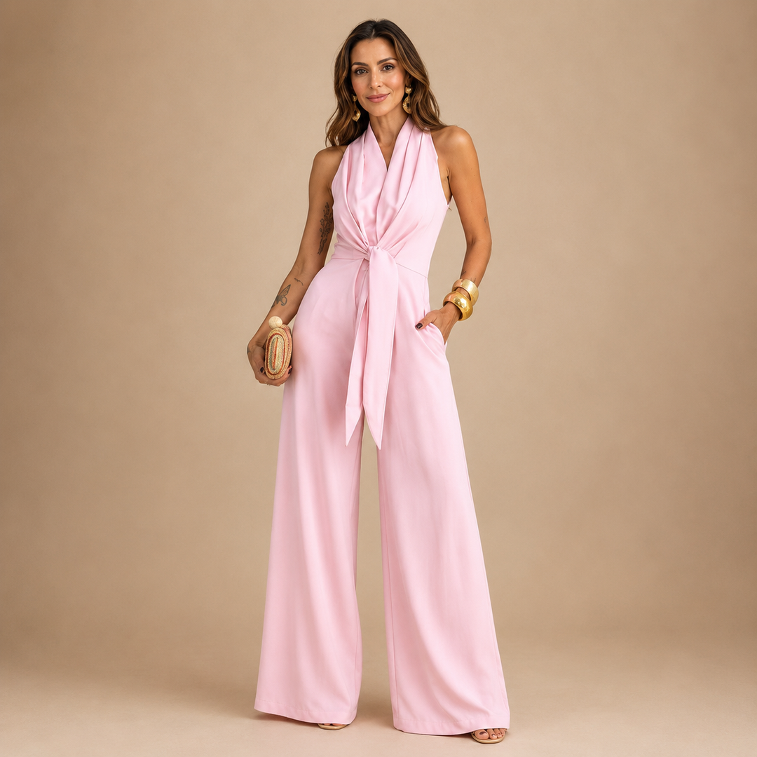 WERONIKA | Elegancki Kombinezon Maxi