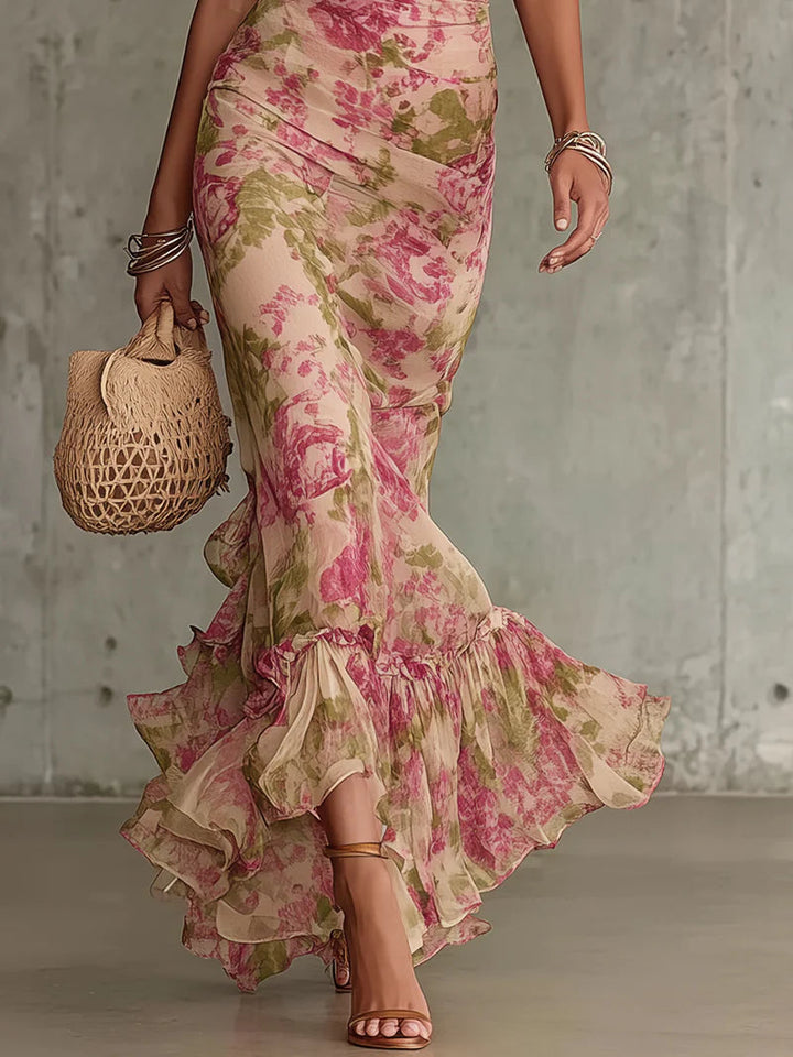 HALINA | Sukienka maxi