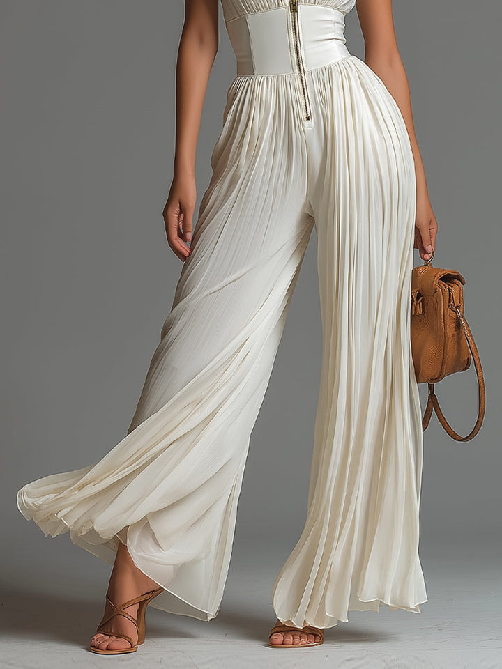 VIVIENNE | Plisowany chiffon