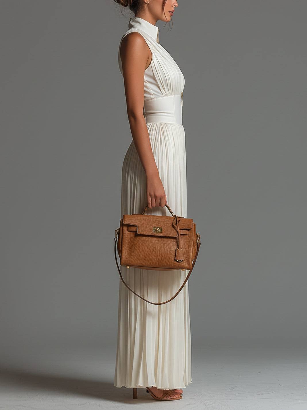 VIVIENNE | Plisowany chiffon