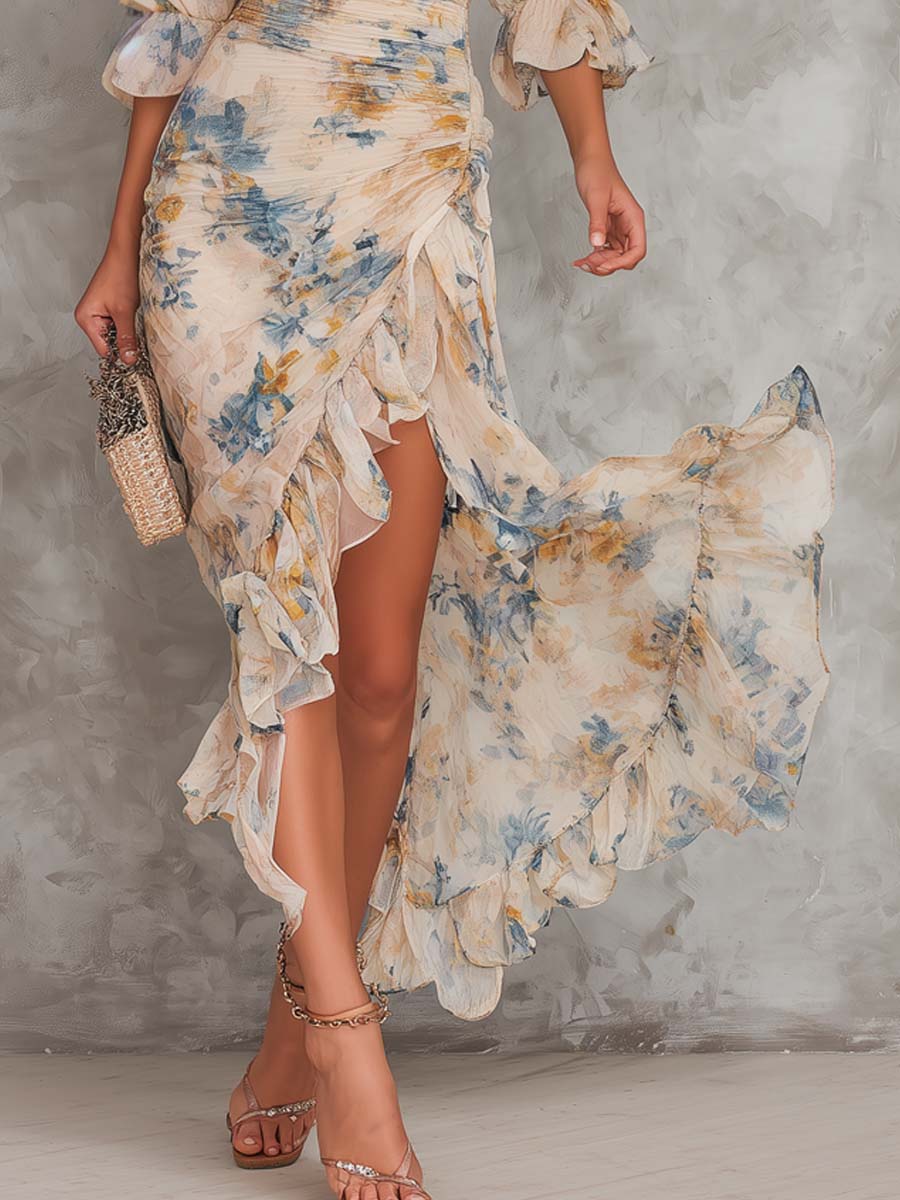 CELINA | Sukienka maxi