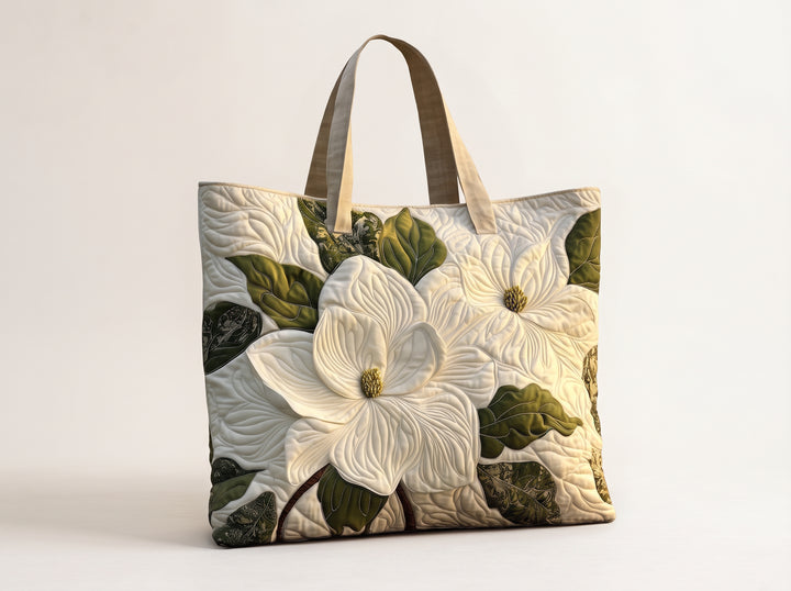 Eleganckie Białe Lilie | Torba artystyczna